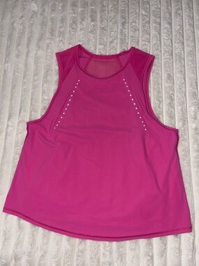 lululemon athletica Hot Pink Sleeveless Mesh-Back Tank